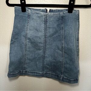 Free People Denim Skirt